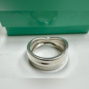 Tiffany & Co. Sterling Silver Leaf Ring Retired piece